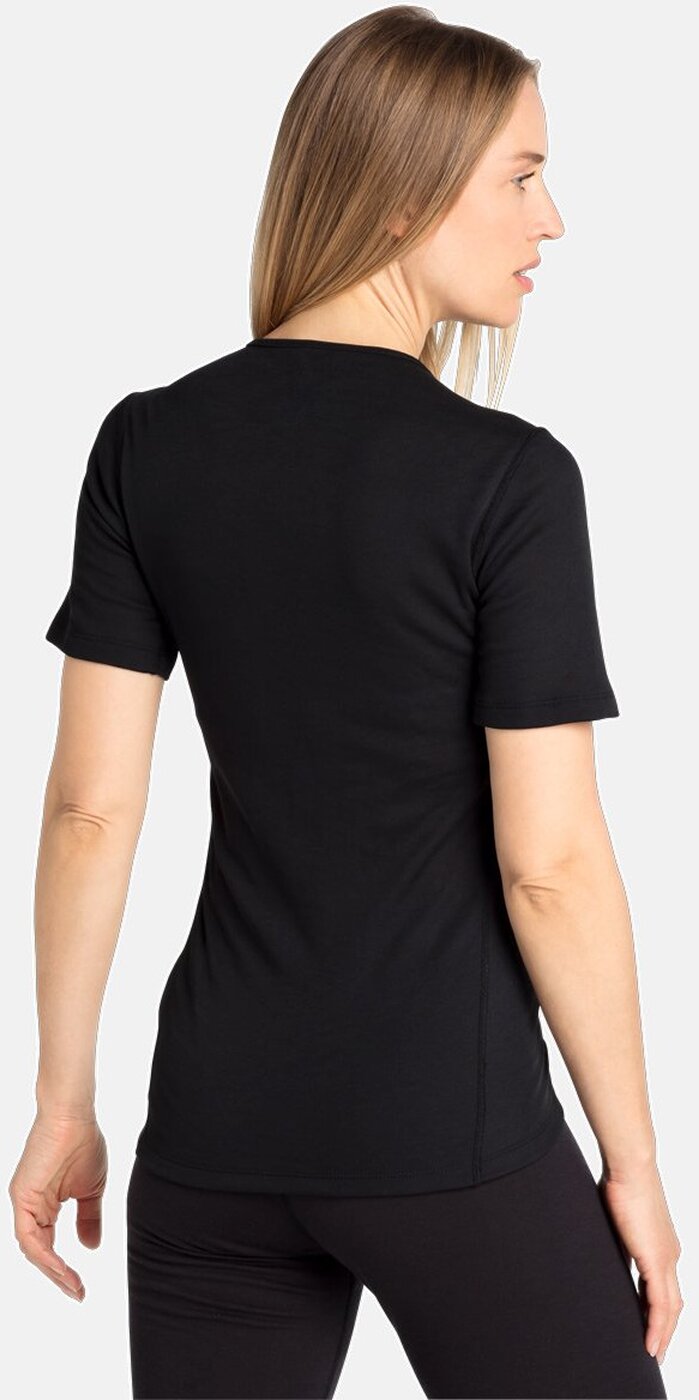 BL TOP CREW NECK S/S ACTIVE WA BLACK BLACK Bild 4