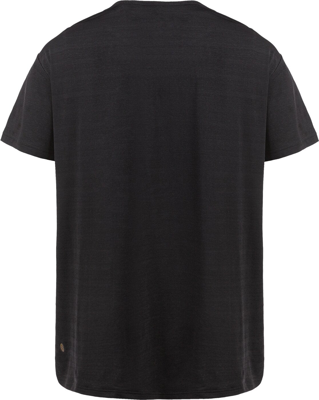 Lizzy W Slub S/S Tee BLACK MELANGE BLACK MELANGE Bild 2