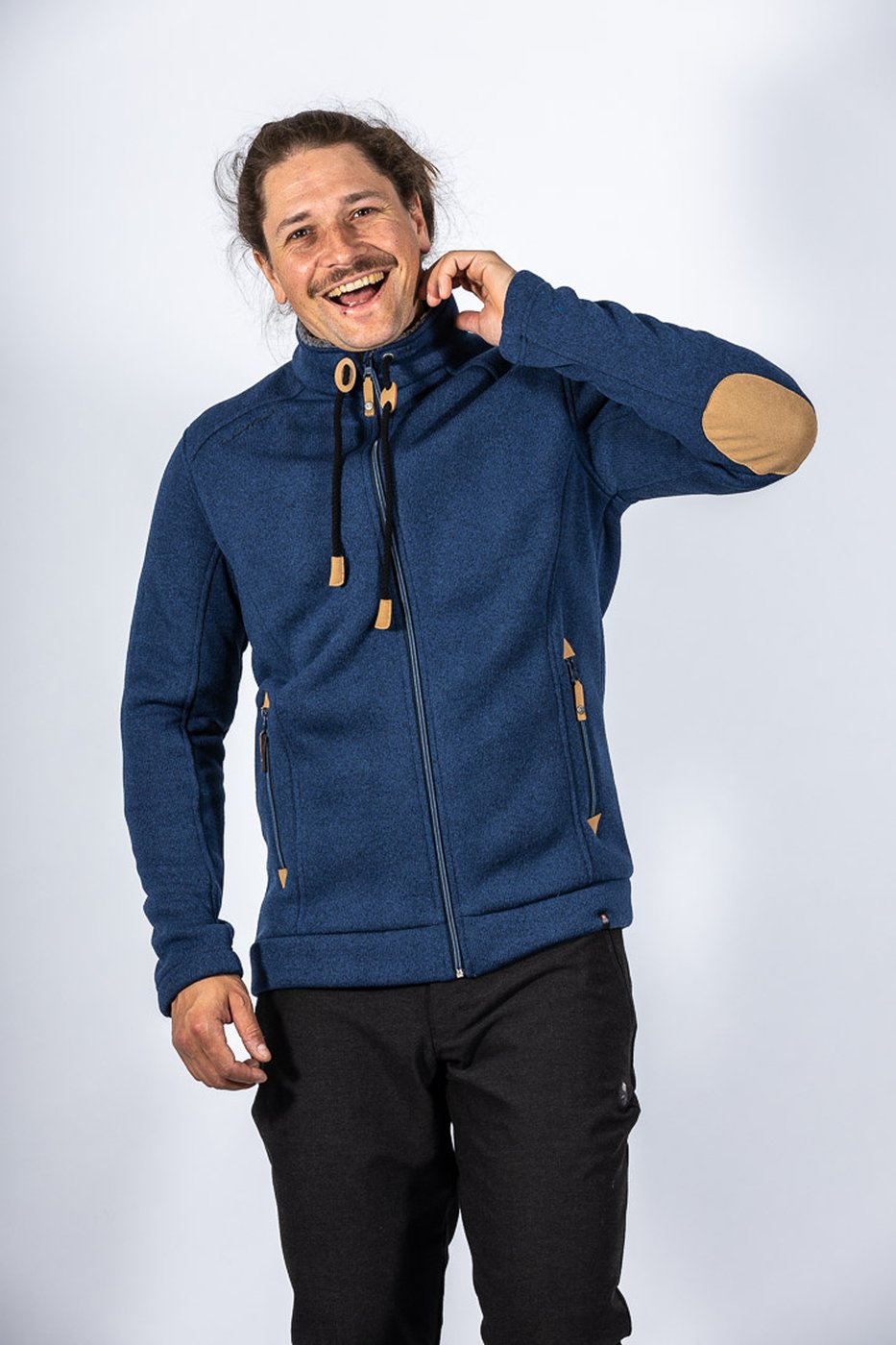 Lichtenau - Strickfleecejacke BLUE BLUE Bild 5
