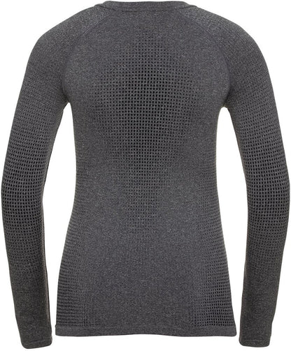 BL TOP crew neck l/s PERFORMAN GREY MELANGE - BLACK GREY MELANGE - BLACK Bild 2