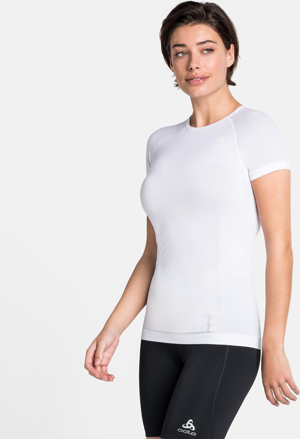 BL TOP Crew neck s/s PERFORMAN WHITE WHITE Bild 1