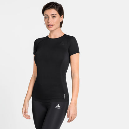 BL TOP Crew neck s/s PERFORMAN BLACK BLACK Bild 1