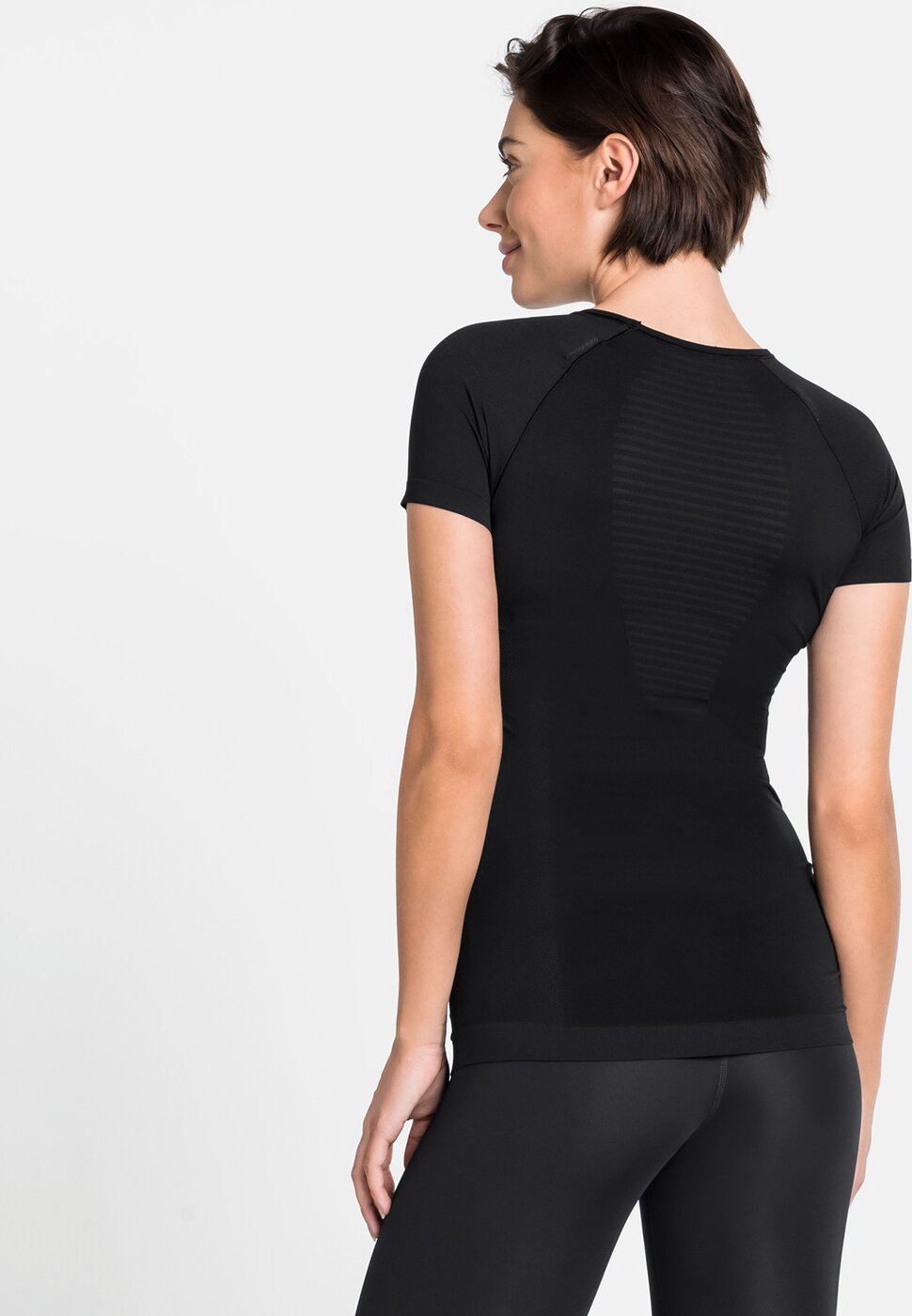 BL TOP Crew neck s/s PERFORMAN BLACK BLACK Bild 2