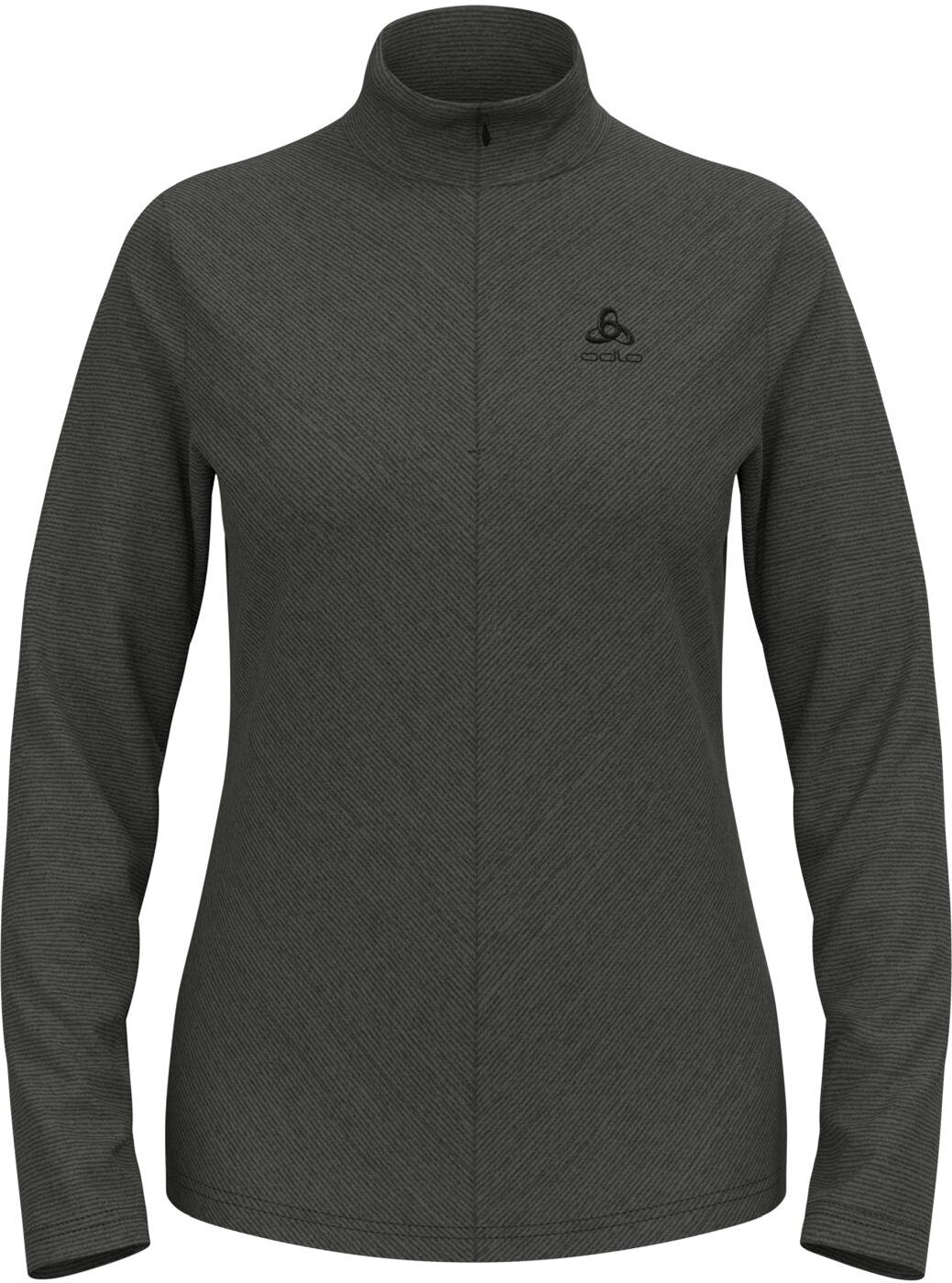 Mid layer 1/2 zip ROY SHALE GREY - BLACK STRIP SHALE GREY - BLACK STRIPES Bild 1