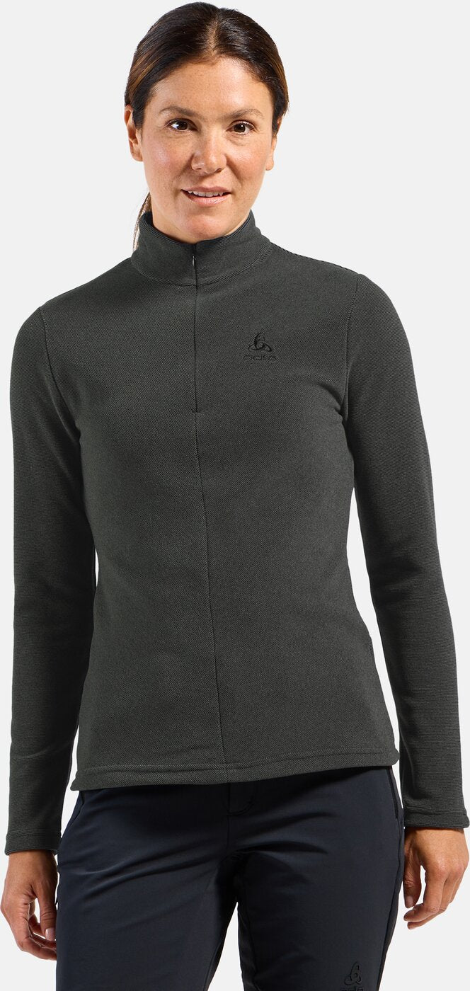 Mid layer 1/2 zip ROY SHALE GREY - BLACK STRIP SHALE GREY - BLACK STRIPES Bild 3