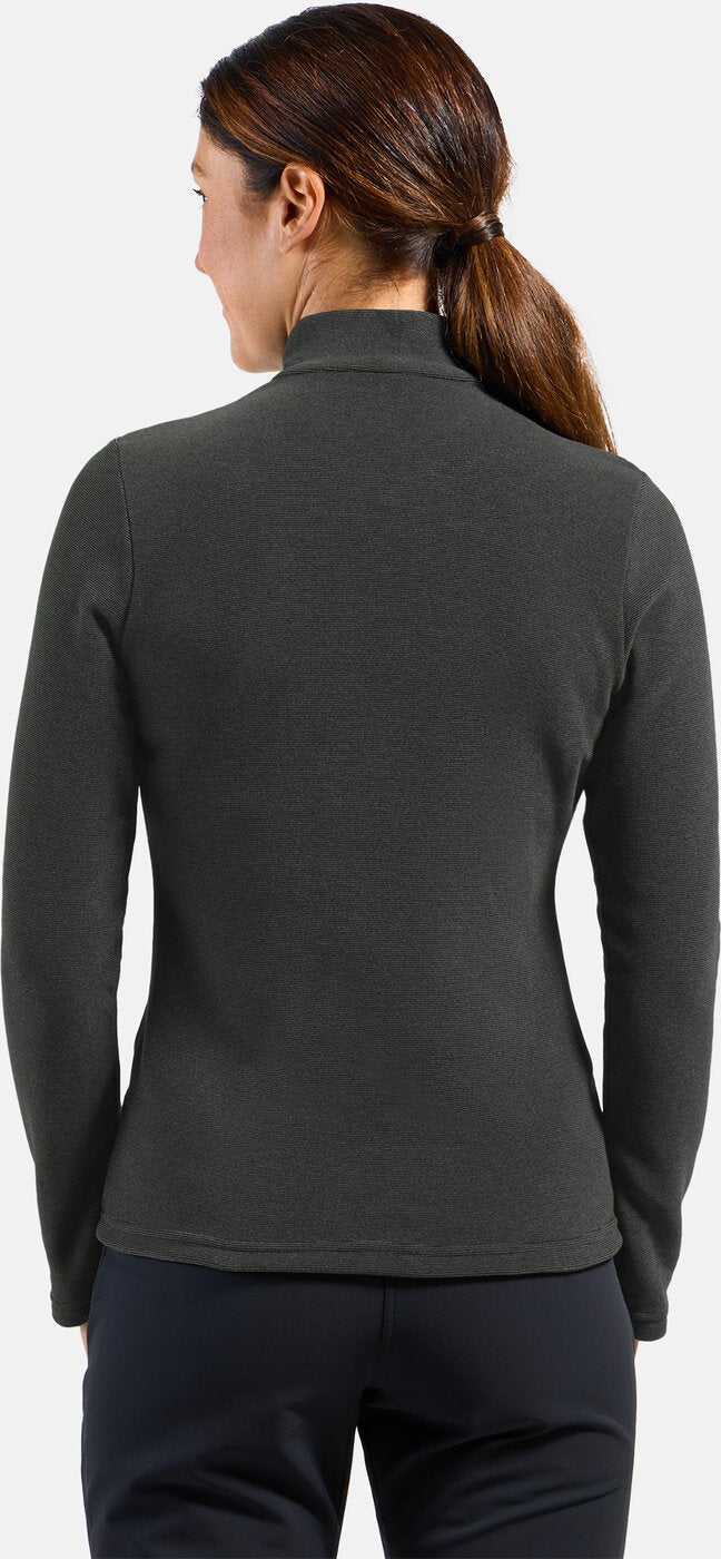Mid layer 1/2 zip ROY SHALE GREY - BLACK STRIP SHALE GREY - BLACK STRIPES Bild 4