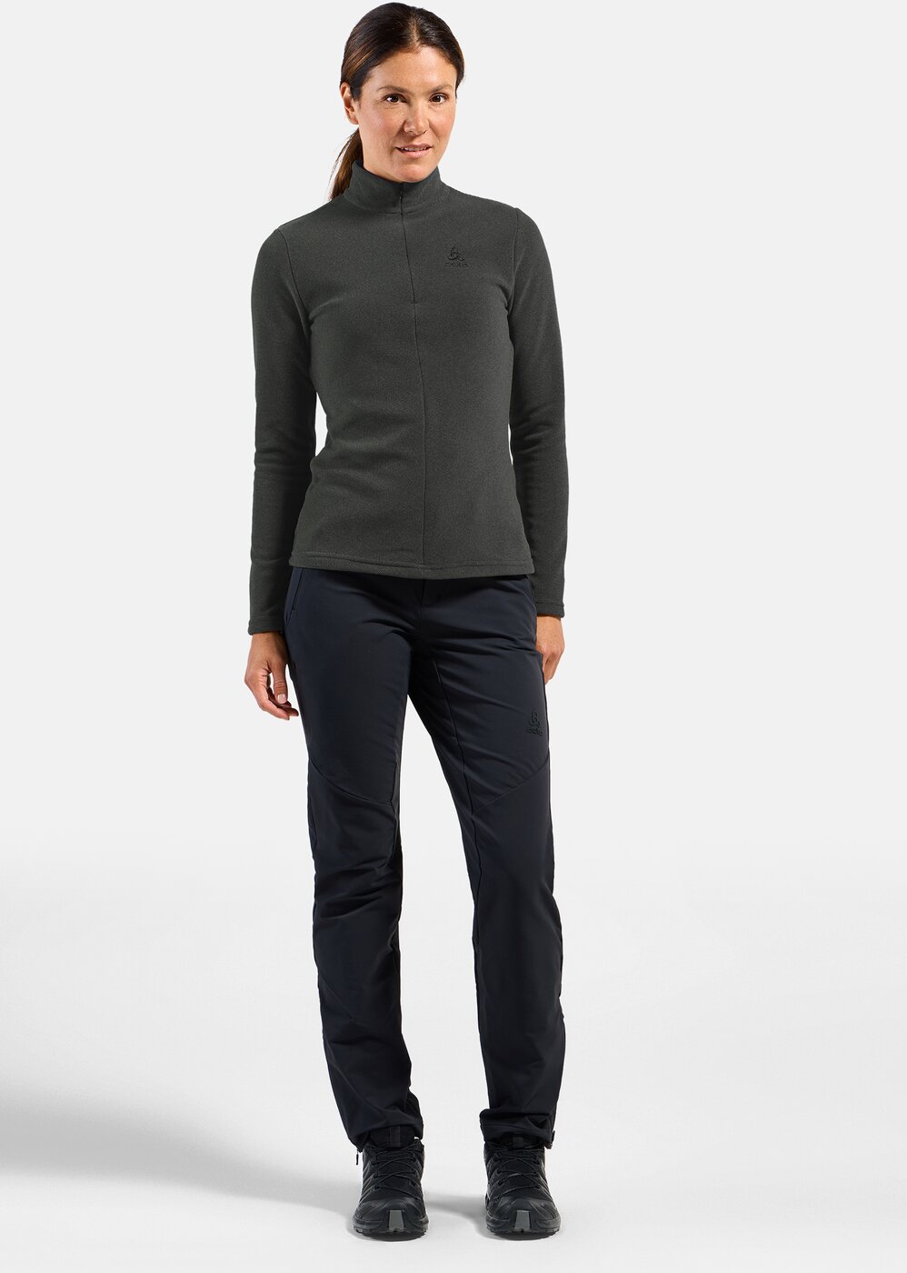 Mid layer 1/2 zip ROY SHALE GREY - BLACK STRIP SHALE GREY - BLACK STRIPES Bild 5