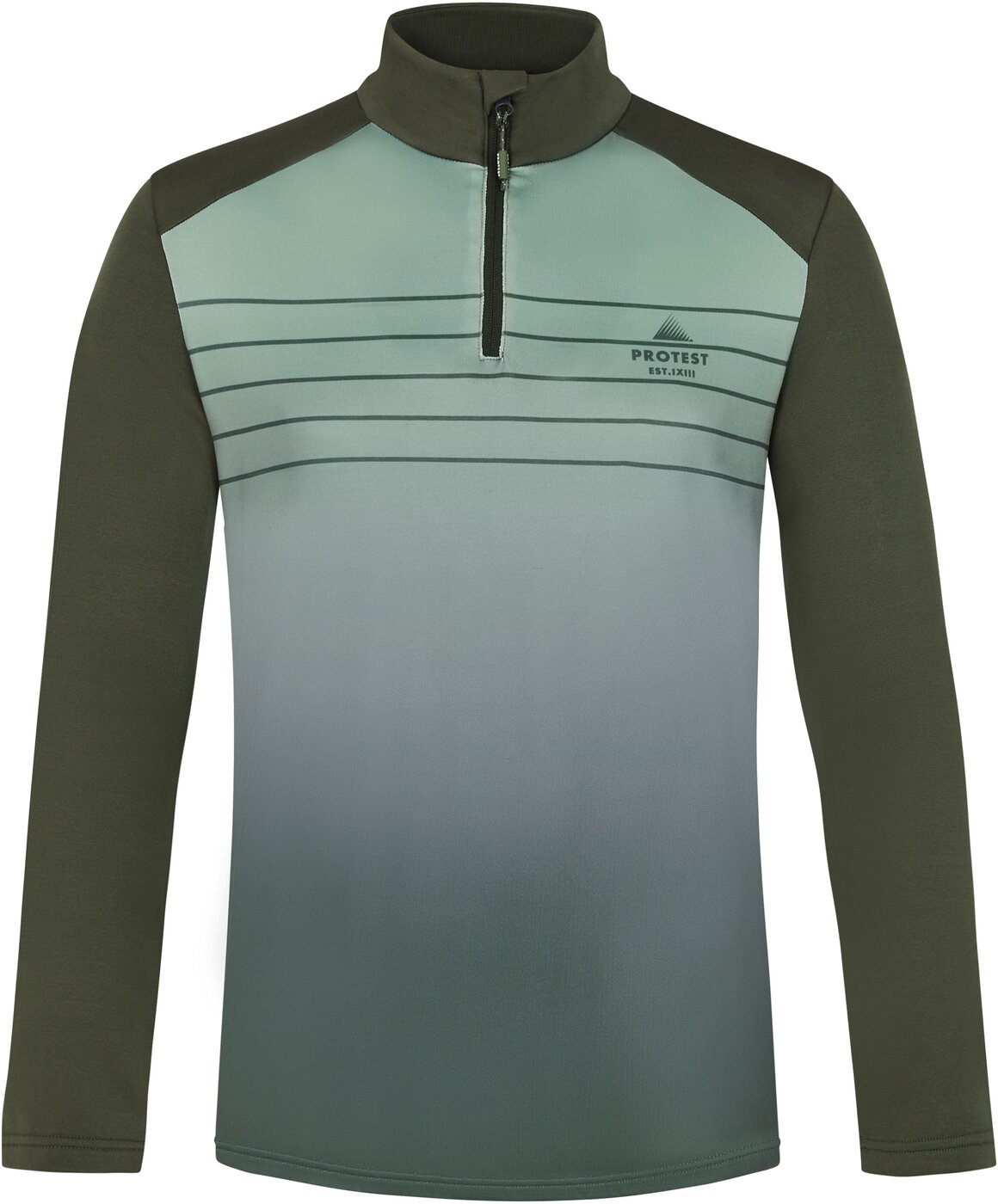 PRTBIGBY 1/4 zip active top THYME THYME Bild 1