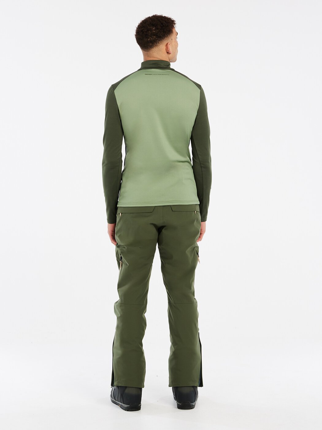 PRTBIGBY 1/4 zip active top THYME THYME Bild 5