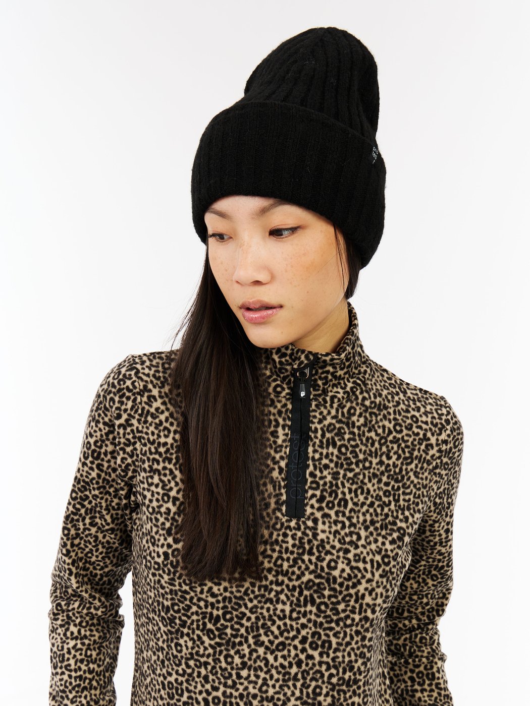 PRTRefuzzy 1/4 zip active top TRUE BLACK TRUE BLACK Bild 9