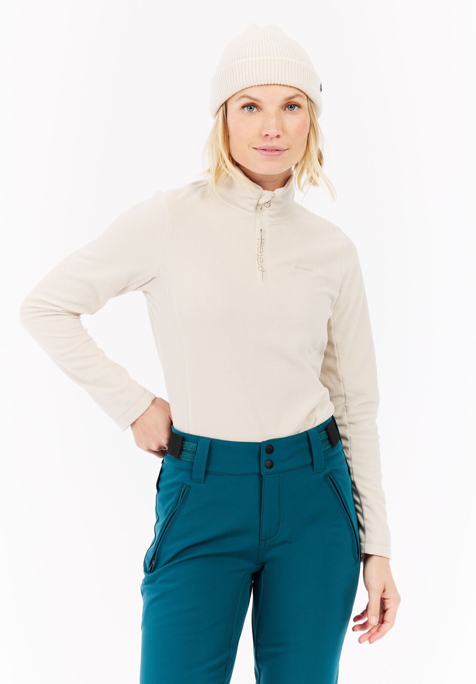 PRTRemutez 1/4 zip active top KITOFFWHITE KITOFFWHITE Bild 7