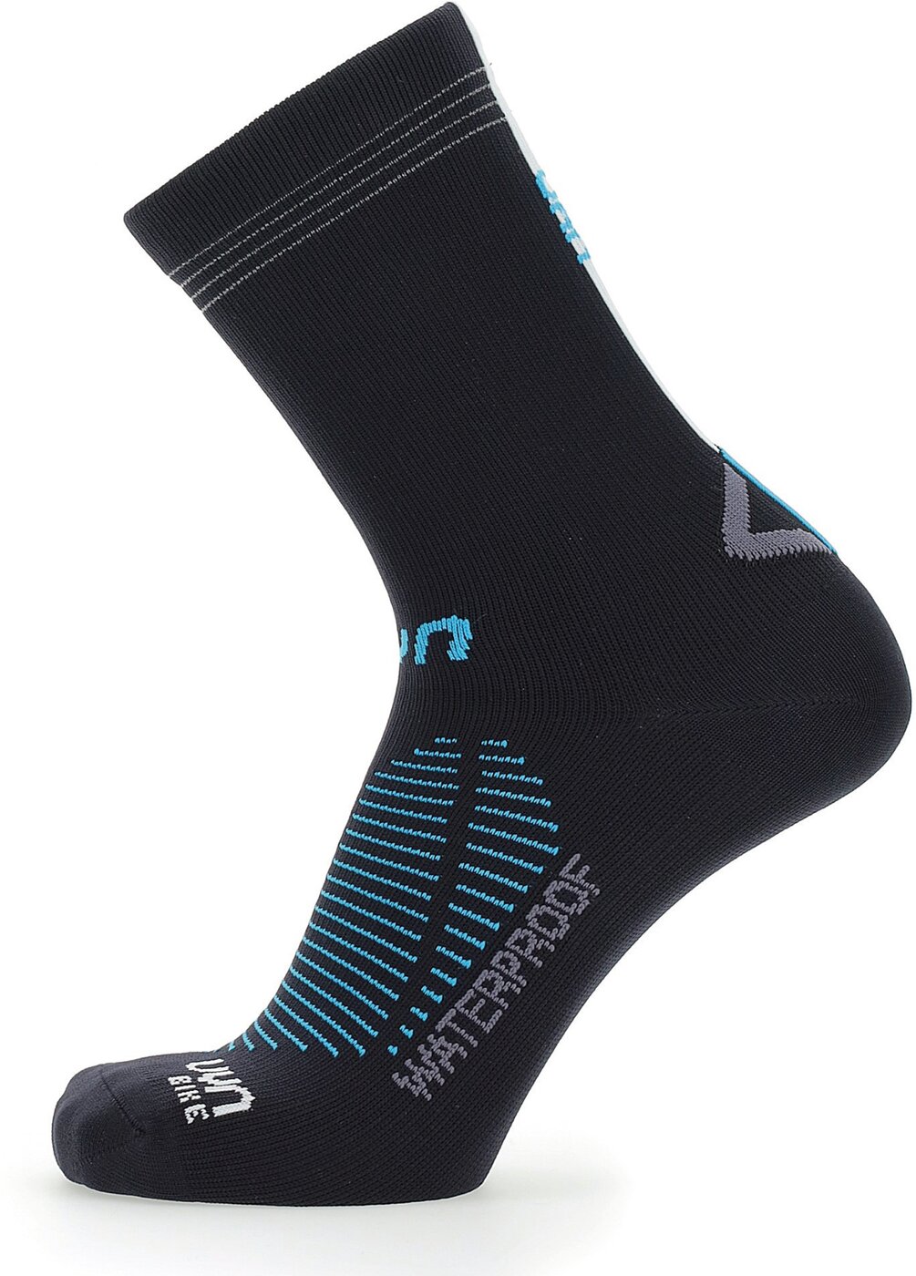 UYN UNISEX WATERPROOF115 SOCKS BLACK/TURQUOISE BLACK/TURQUOISE Bild 2