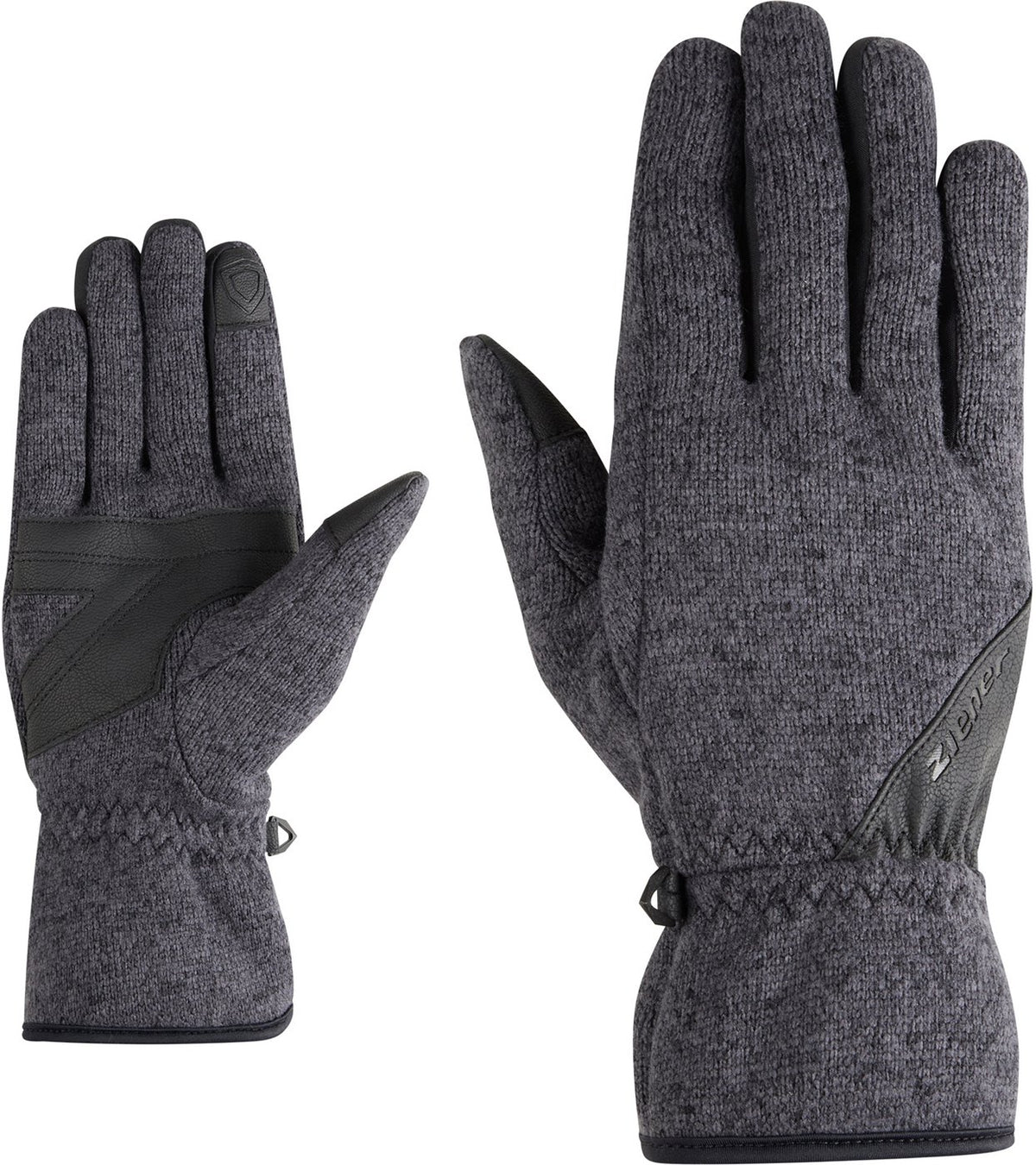 IWO-Z AS® TOUCH glove unisex BLACK MÉLANGE BLACK MÉLANGE Bild 1